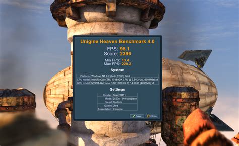 unique heaven benchmark scores.